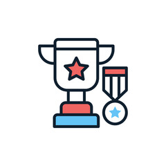 Award icon in vector. illustration