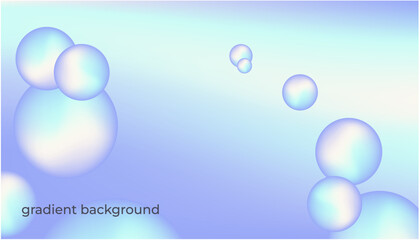 Gradient blue background with bubbles. For wallpapers, branding, social media.