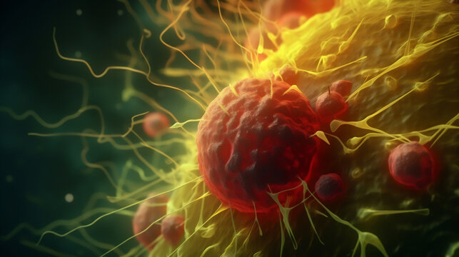 cancer cell tumor micro-environment, immunochemsitry multiplex for solid tumor  Generative AI 