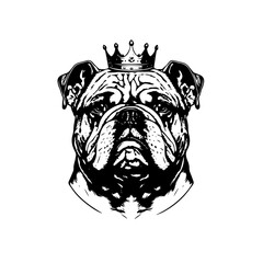 pitbull vector svg