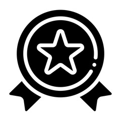 Reward Glyph Icon Free