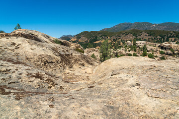 Fototapeta na wymiar View of Los Padres National Forest