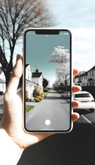 Phone, girl holding phone