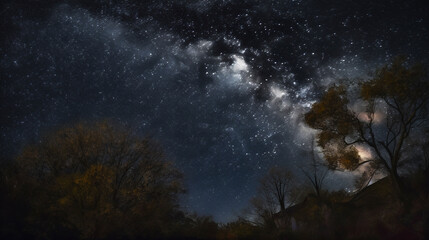 Obraz na płótnie Canvas Night sky with stars