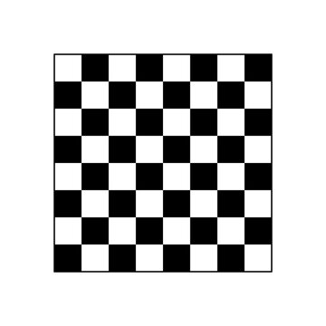 black and white chessboard 