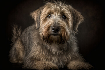 Discover the Unique and Lovable Traits of the Glen of Imaal Terrier Dog on a Dark Background