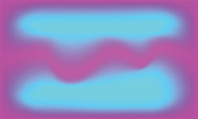 Vector Blue Purple Hologram Dreamy Background. Rainbow Iridescent Gradient. Minimalist Holographic Fluid Wallpaper. Neon Opalescent Banner. Modern Tech Music Design.