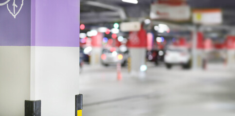 Underground parking garage,Parking lot