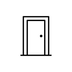 Door icon vector design templates
