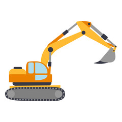 Special machines for construction work. Forklifts, concrete mixer, cranes, excavators, tractors, bulldozers, trucks