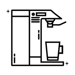 coffee maker icon png image with transparent background