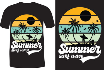 summer surfing vintage t-shirt stylish and clothing printable trendy t shirt design print industrial product global swatch