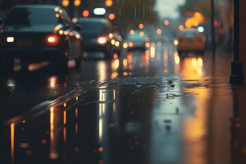 Rain created using AI Generative Technology