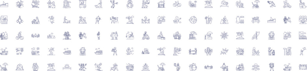 Hospitality industry line icons signs set. Design collection of Hospitality, Industry, Tourism, Accommodation, Hotels, Services, Food, Restaurants outline concept vector illustrations