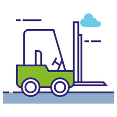Cargo crane icon PNG image with transparent background