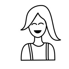 person avatar line icon