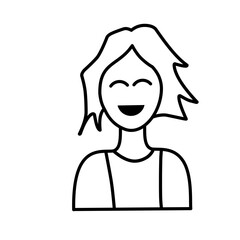 person avatar line icon