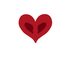 Heart Doodle vector