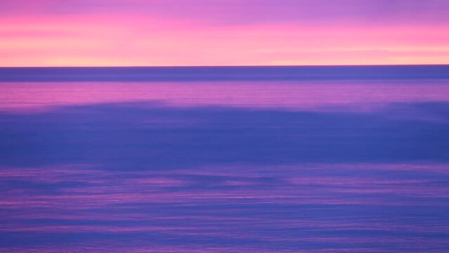 Blue and Purple Sunrise Over the Atlantic Ocean at the Cape Cod National Seashore