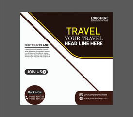 Travel and Tour Social Media Post Template
