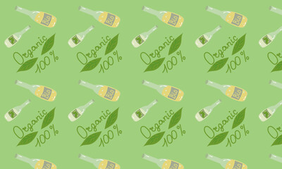 seamless pattern with food