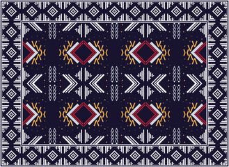 Antique Persian carpet, African Motif Scandinavian Persian rug modern African Ethnic Aztec style design for print fabric Carpets, towels, handkerchiefs, scarves rug,