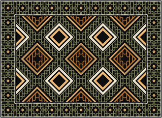 Persian rug modern living room, African Motif Scandinavian Persian rug modern African Ethnic Aztec style design for print fabric Carpets, towels, handkerchiefs, scarves rug,