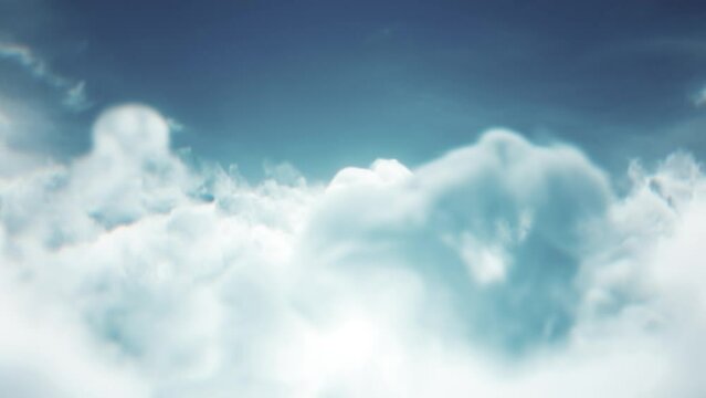 Clouds Motion In The Sky Background/
4k motion graphics of a stormy sky background with clouds and smoke flowing forward in the wind