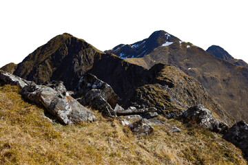 five sisters of kintail munros scotland isolated