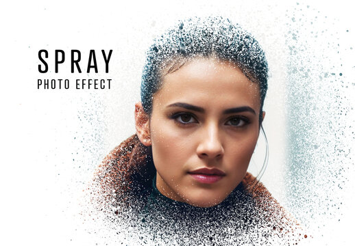 Spray Photo Effect