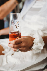 Brides champagne