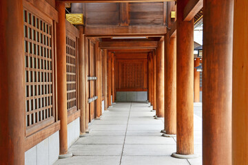 Naklejka premium Hokkaido Shrine in Sapporo, Hokkaido.