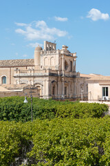 Fototapeta na wymiar fotografie del paese di Noto in Sicilia