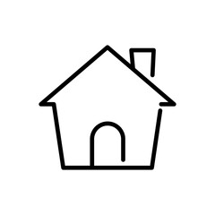 Obraz premium House line icon.