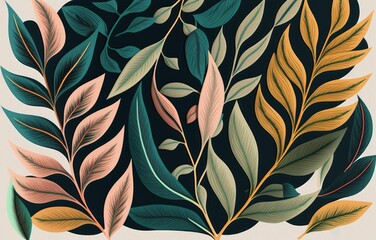 Leaves pattern