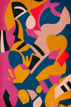 The Everlasting Nature of Love - "Dive into a colorful world with this illustration collection inspired by iconic paper-cutting art, challenging the creative possibilities of paper and scissors."