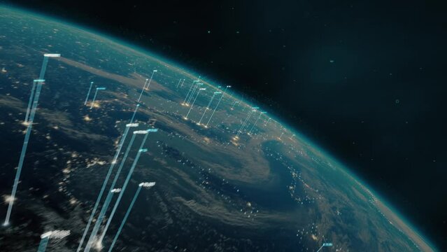 Digital Data Globe Loop