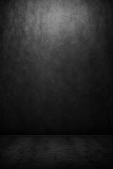 Simple black gradient studio backdrop abstract drack background backdrop product or text backdrop design