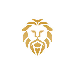 Lion  Head Symbol  Logo Design Vector Business