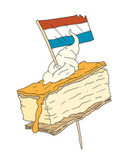 tompoes with a dutch flag.