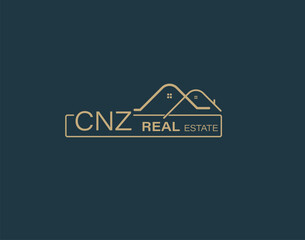 CNZ Real Estate and Consultants Logo Design Vectors images. Luxury Real Estate Logo Design