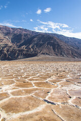 Bad water basin in Death Valley National park in California
