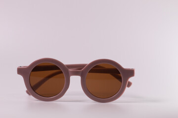 stylish glasses for babies. isolated on white background. kacamata gaya untuk aksesoris bayi.
