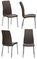 Chair for office or home. Interior element. Isolated from the background. From different angles