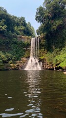 Fototapeta na wymiar waterfall in the forest, paradise
