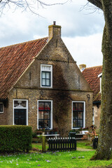 Streetscene of Ballum, Ameland, Friesland The Netherlands