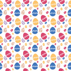 Colorful easter seamless pattern. Easter seamless pattern. Easter pattern. Happy easter