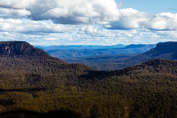 Papier Peint photo Trois sœurs Three Sisters, New South Wales in the Blue Mountains