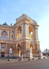 Fototapeta na wymiar Opera House in Odessa, Ukraine