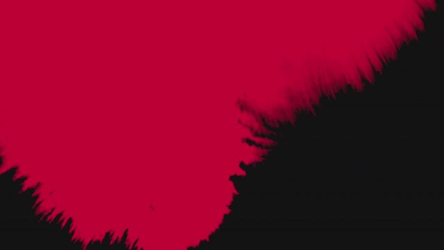 Splashing red watercolor brush on black gradient, motion abstract art and corporate style background
